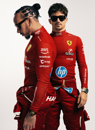 Ferrari 雷朋与法拉利车队联名款 RB2217M 银石赛道特别版眼镜 黑色 LA09Gf