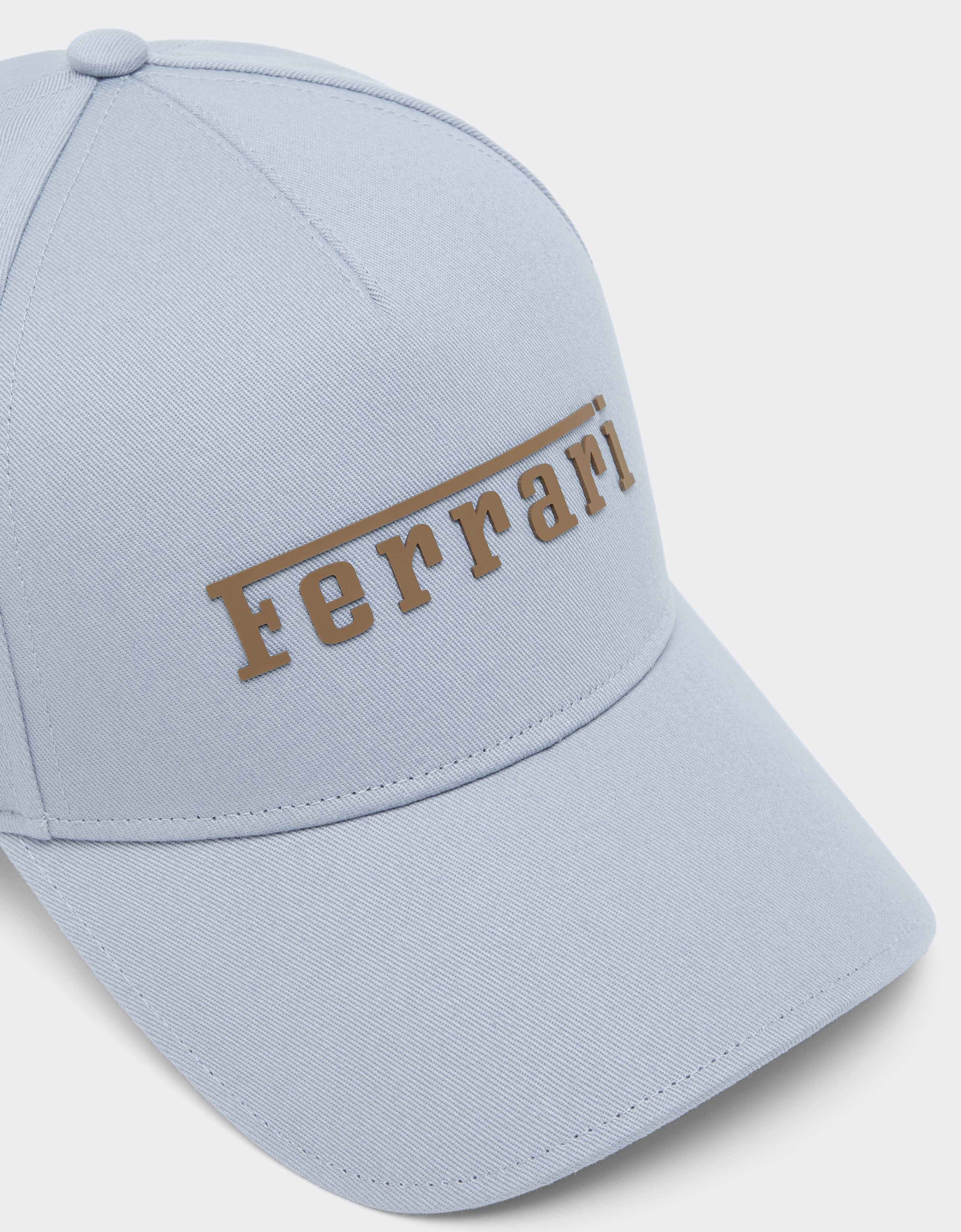 Baseball-Cap aus Baumwolltwill Ferrari Baseball-Cap aus Baumwolltwill Powder Blue CANCP0007WCO0004f