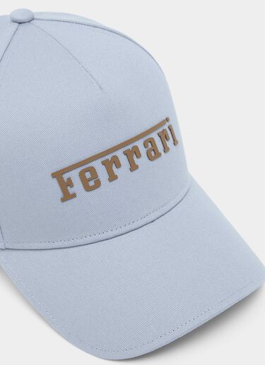Baseball-Cap aus Baumwolltwill Ferrari Baseball-Cap aus Baumwolltwill Powder Blue CANCP0007WCO0004f