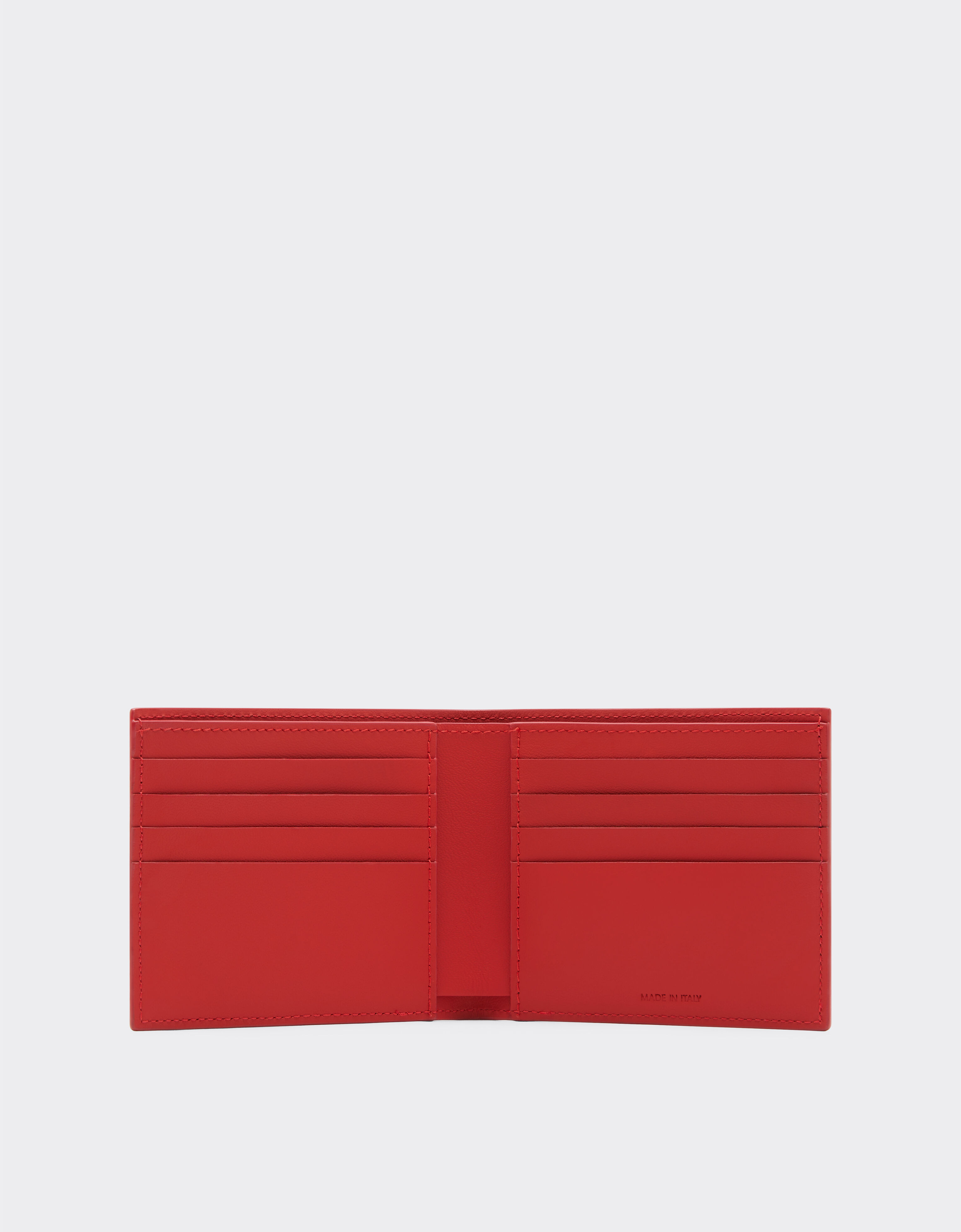 Ferrari Second Life leather horizontal wallet Rosso Dino 21434f
