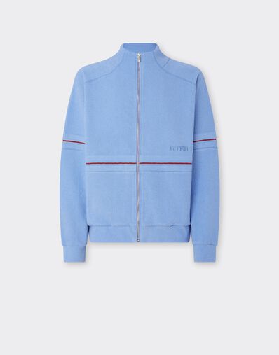 Ferrari 日本抓绒全拉链卫衣 Oxford Blue 51017f