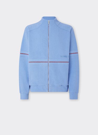 Ferrari 日本抓绒全拉链卫衣 Oxford Blue 51017f