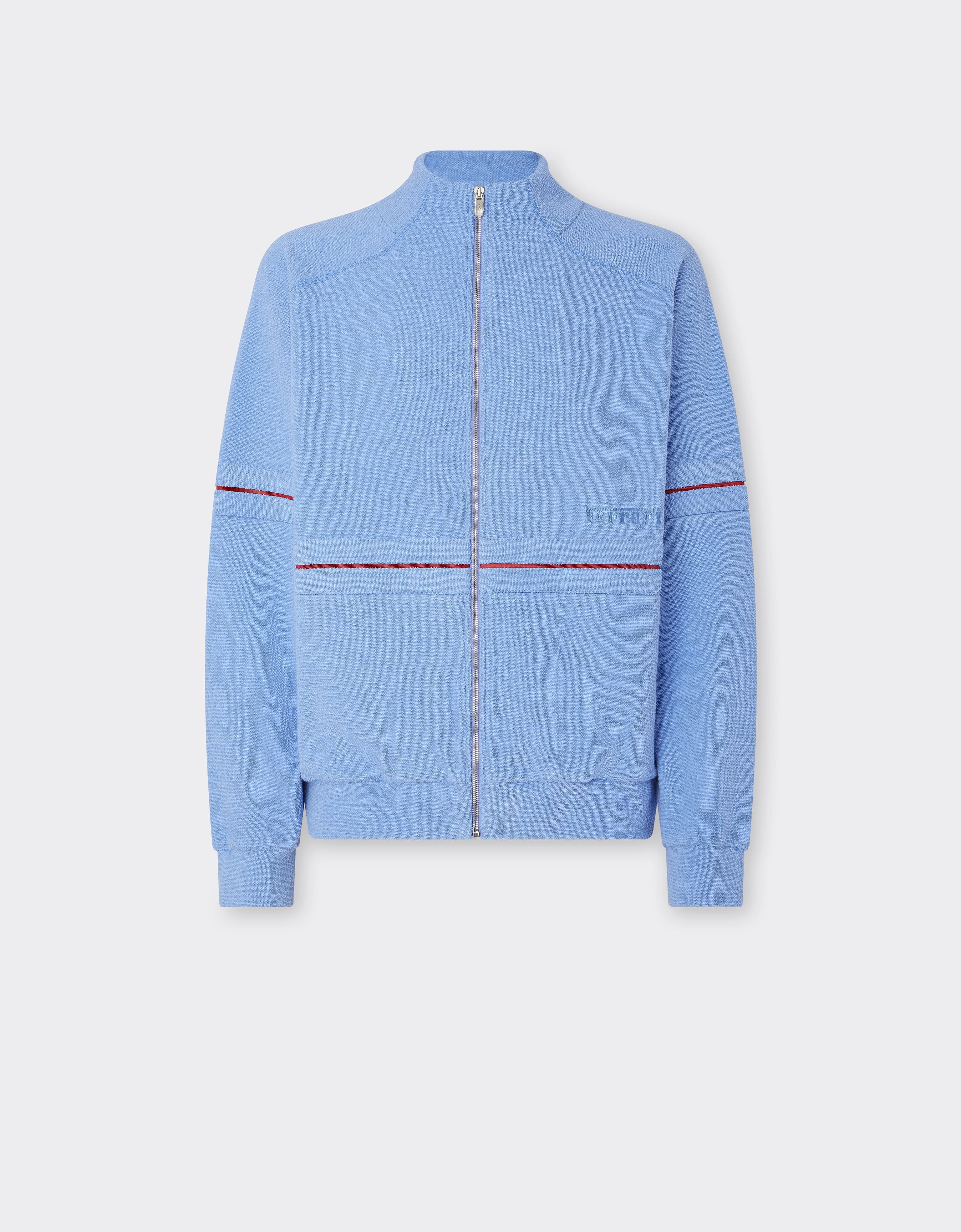 Ferrari 日本抓绒全拉链卫衣 Oxford Blue 51017f