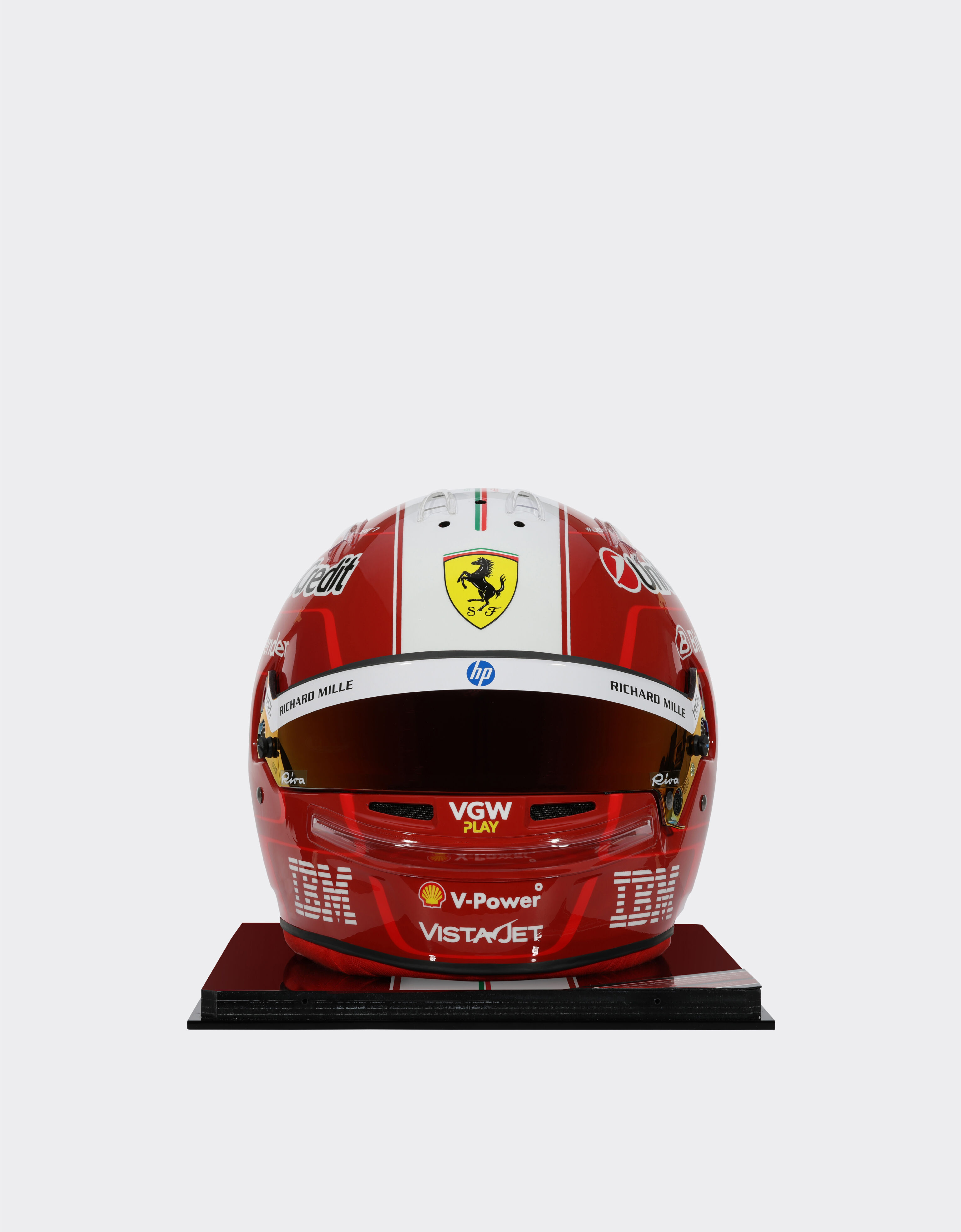 Ferrari 1:1比例 Charles Leclerc 伊莫拉2025特别版头盔 多色 LA07Hf