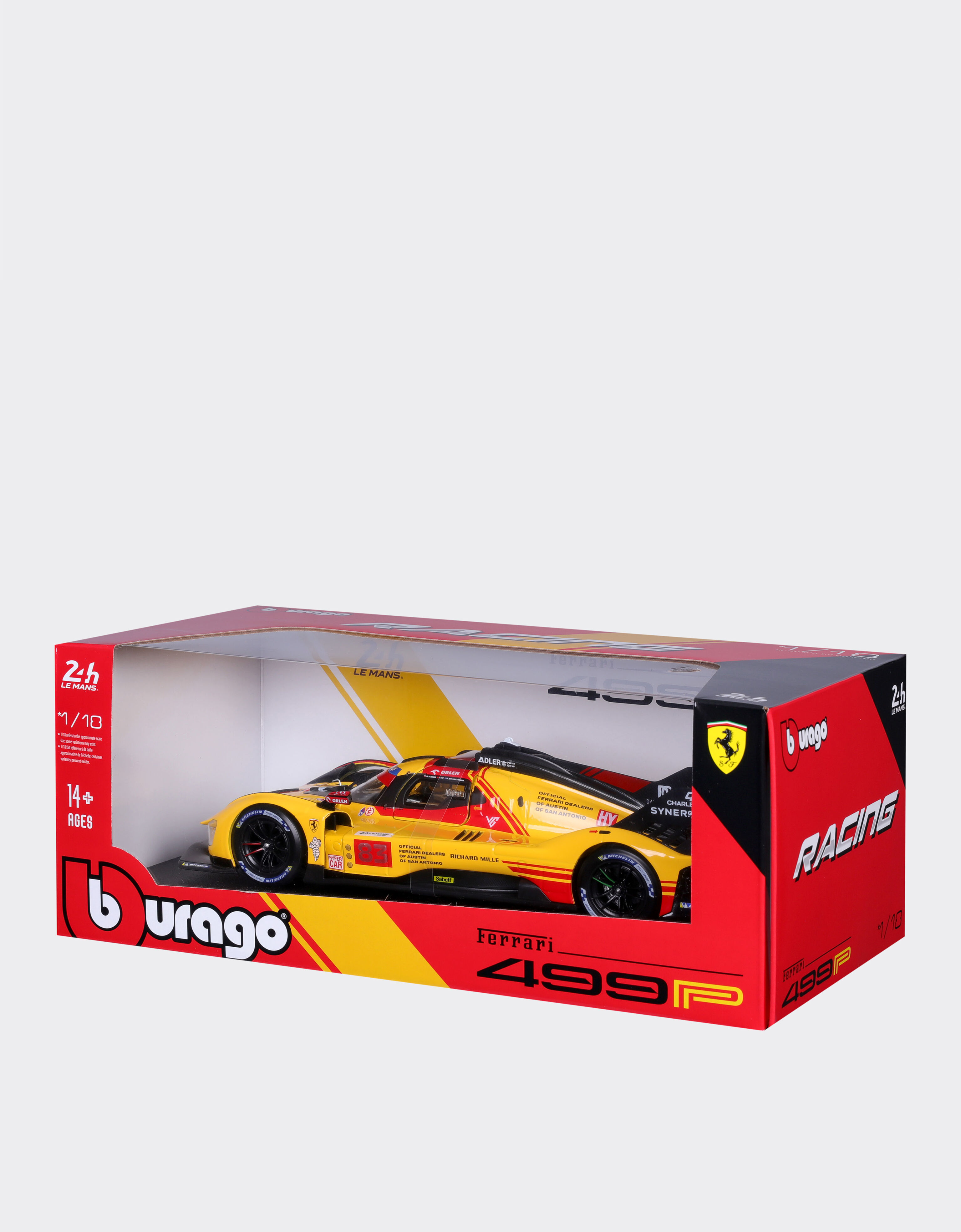 1:18 scale Ferrari 499P LMH #83 model Ferrari 1:18 scale Ferrari 499P LMH #83 model Giallo LO0R1339EXT0001f