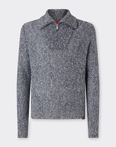 Ferrari Cashmere and silk knit Ultramarine 49906f