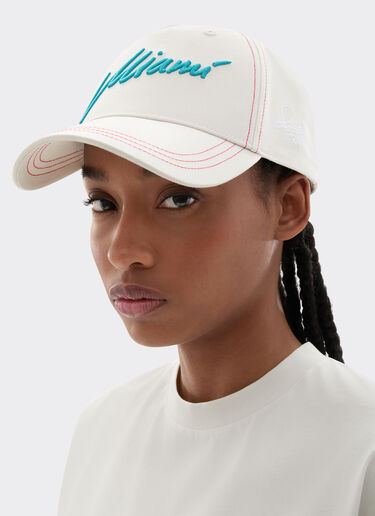 Ferrari Scuderia Ferrari Miami 2026 Baseball Cap Avorio SANCP0023HMM0029f