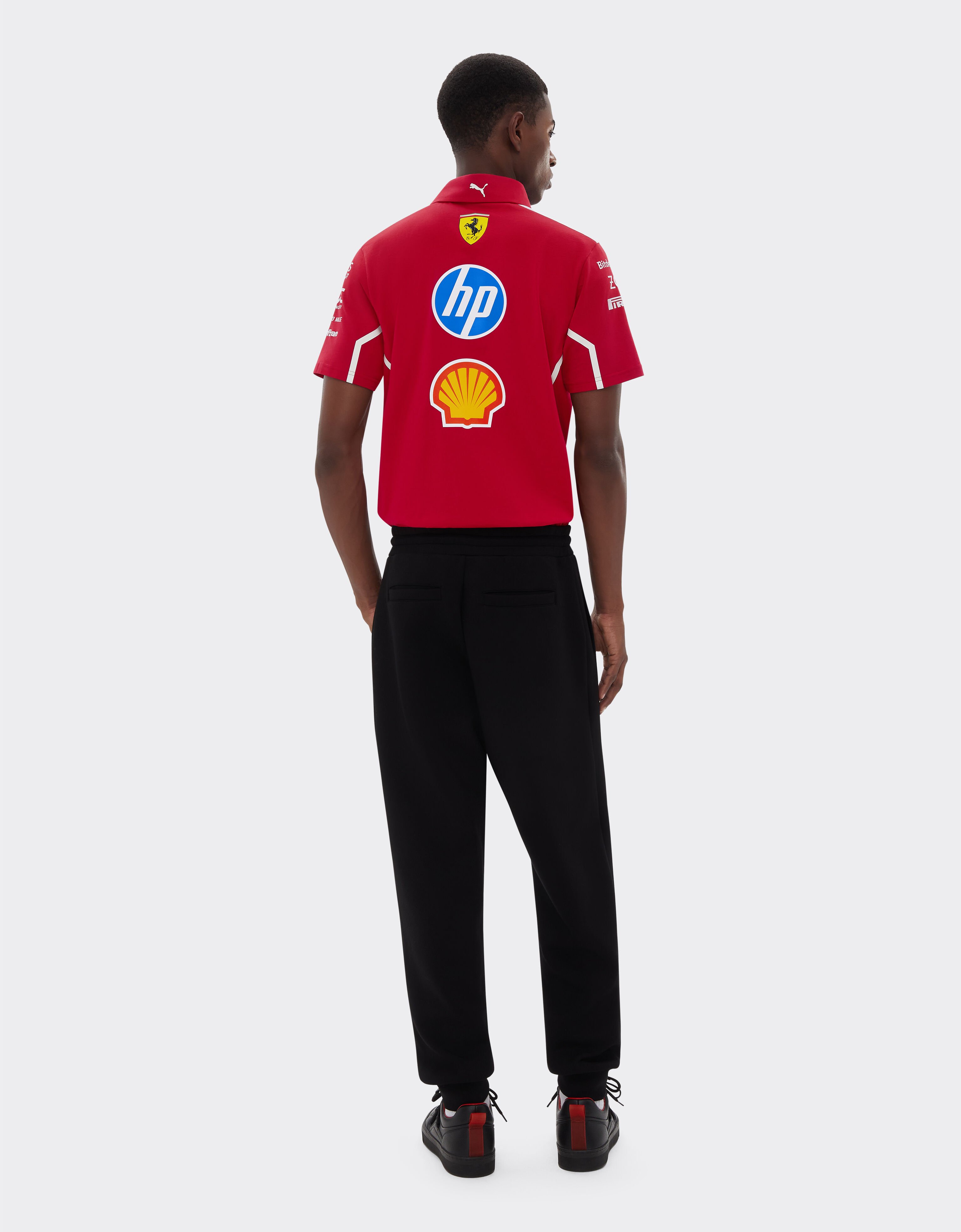 Ferrari Puma 与 Scuderia Ferrari HP 合作款2025车队 Polo 衫 樱桃色 LA01Yf