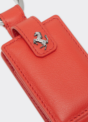 Porte-clés en cuir pour amulette. Ferrari Porte-clés en cuir pour amulette. Rouge Dino CPNKH0005YL00005f