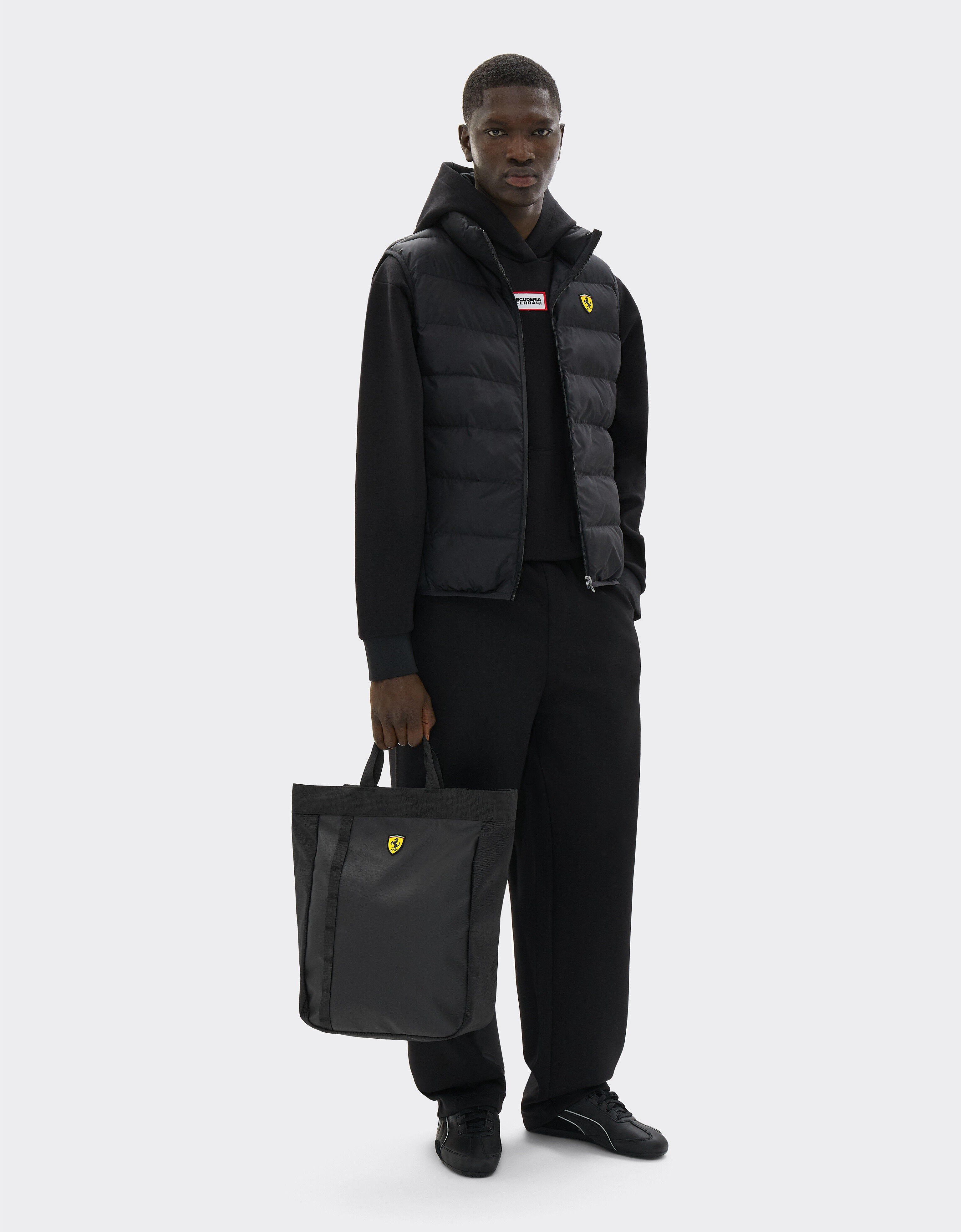 Tote backpack with Ferrari Scudetto Tote backpack with Ferrari Scudetto Nero SBNBP0016HMM0032f