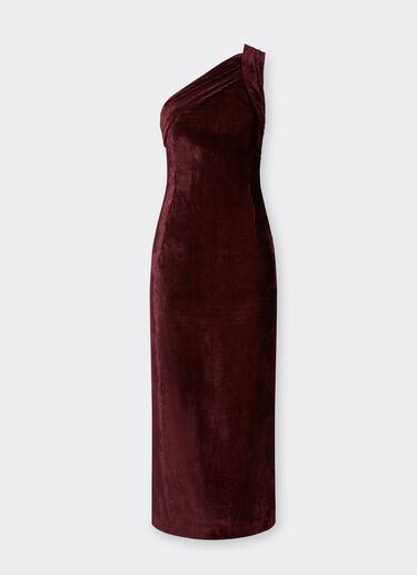 Shiny corduroy dress Ferrari Shiny corduroy dress Mahogany 22644f