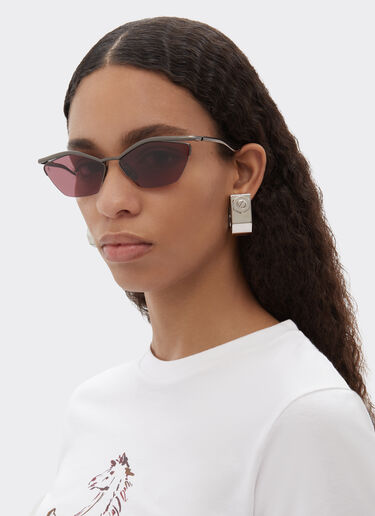 Ferrari Ferrari sunglasses in polished gunmetaltitanium with exclusive Contrast Pro™ lenses Gunmetal LA0L1f