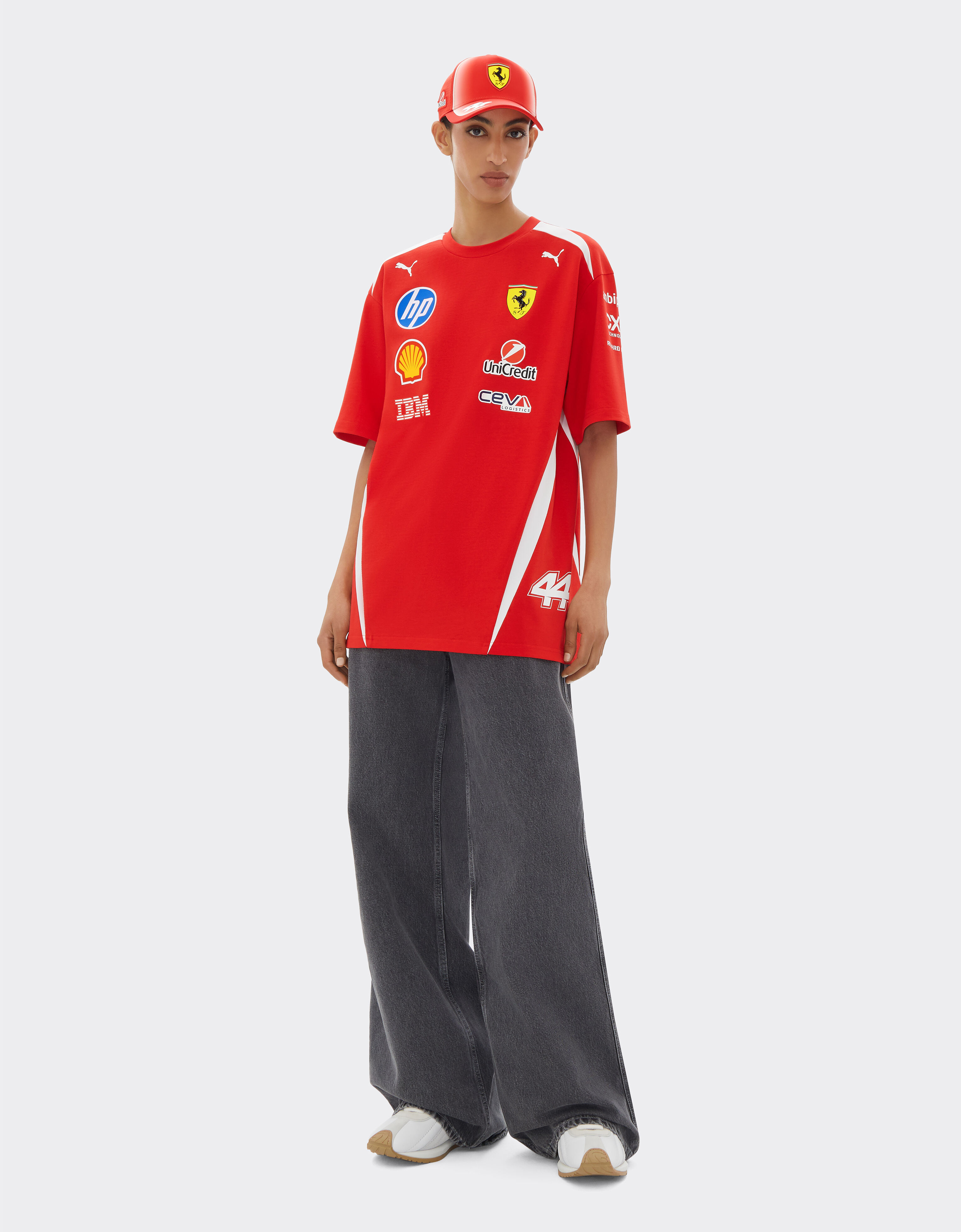 Hamilton Replica Drivers Authentic 2026 Puma for Scuderia Ferrari HP T-shirt Ferrari Hamilton Replica Drivers Authentic 2026 Puma for Scuderia Ferrari HP T-shirt Red LA0H2f