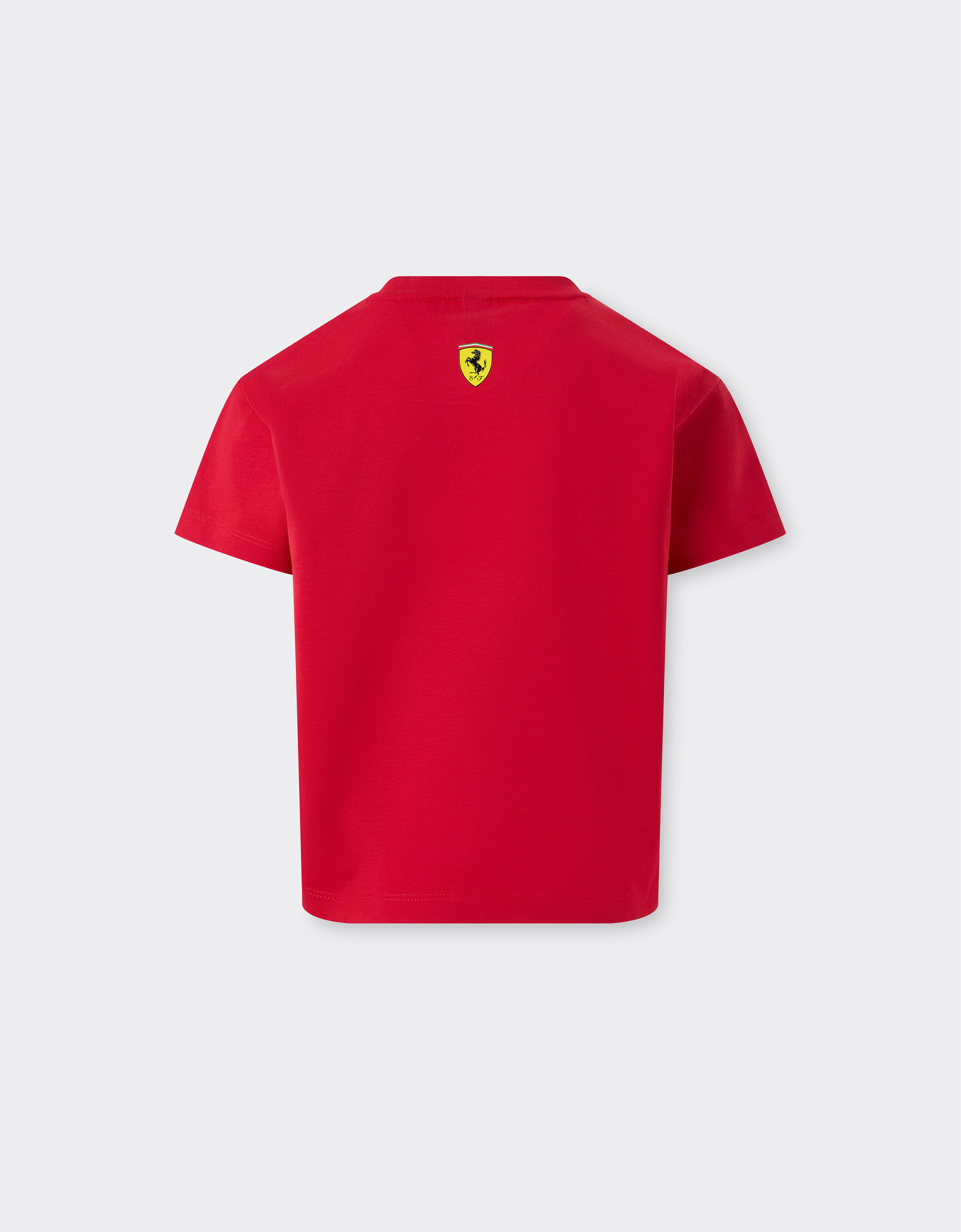  T-shirt with Scuderia Ferrari graphic Rosso SJBTH0059JCO0021f