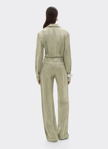 Ferrari 条纹提花连身装 Khaki Green 50046f