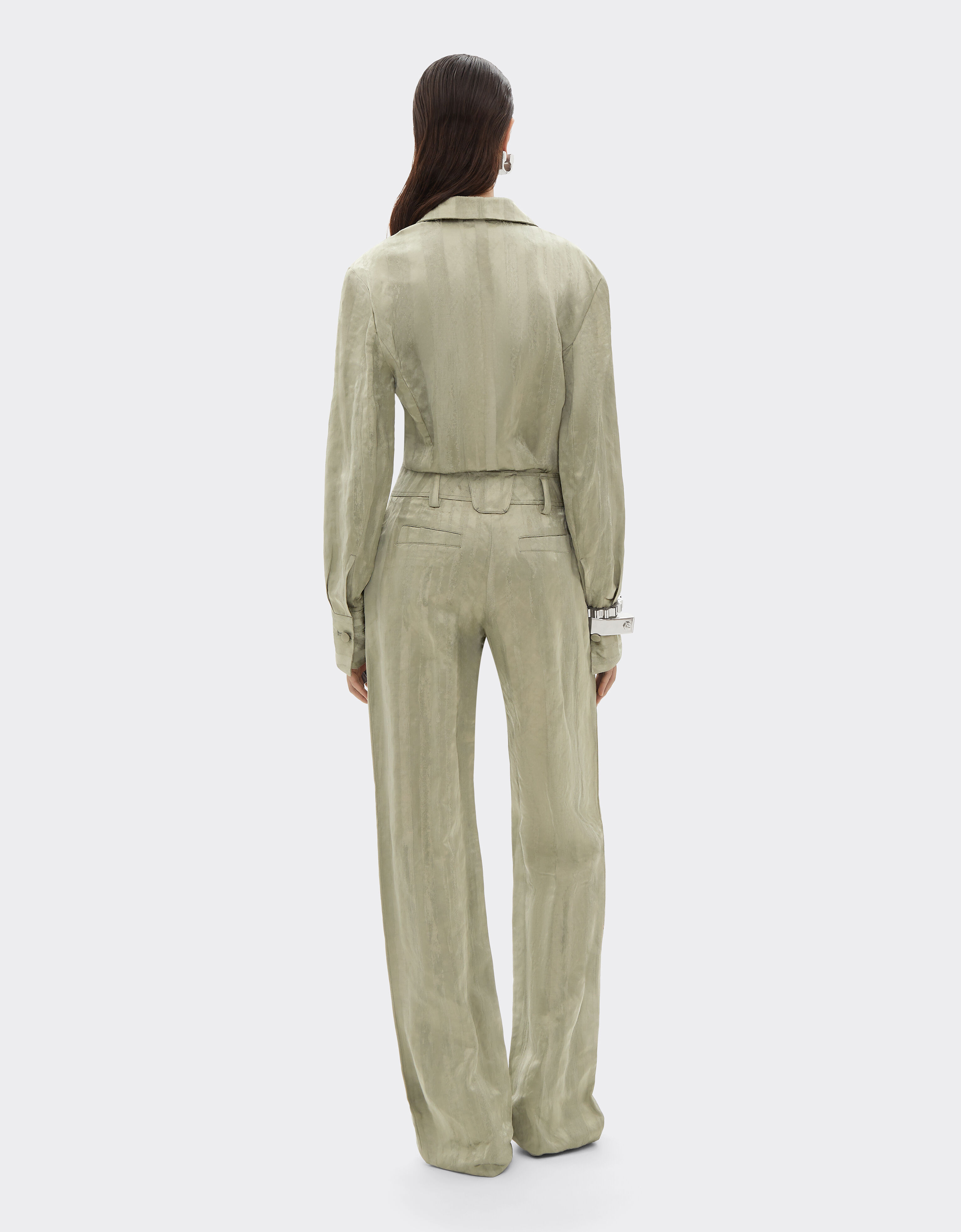 Ferrari 条纹提花连身装 Khaki Green 50046f