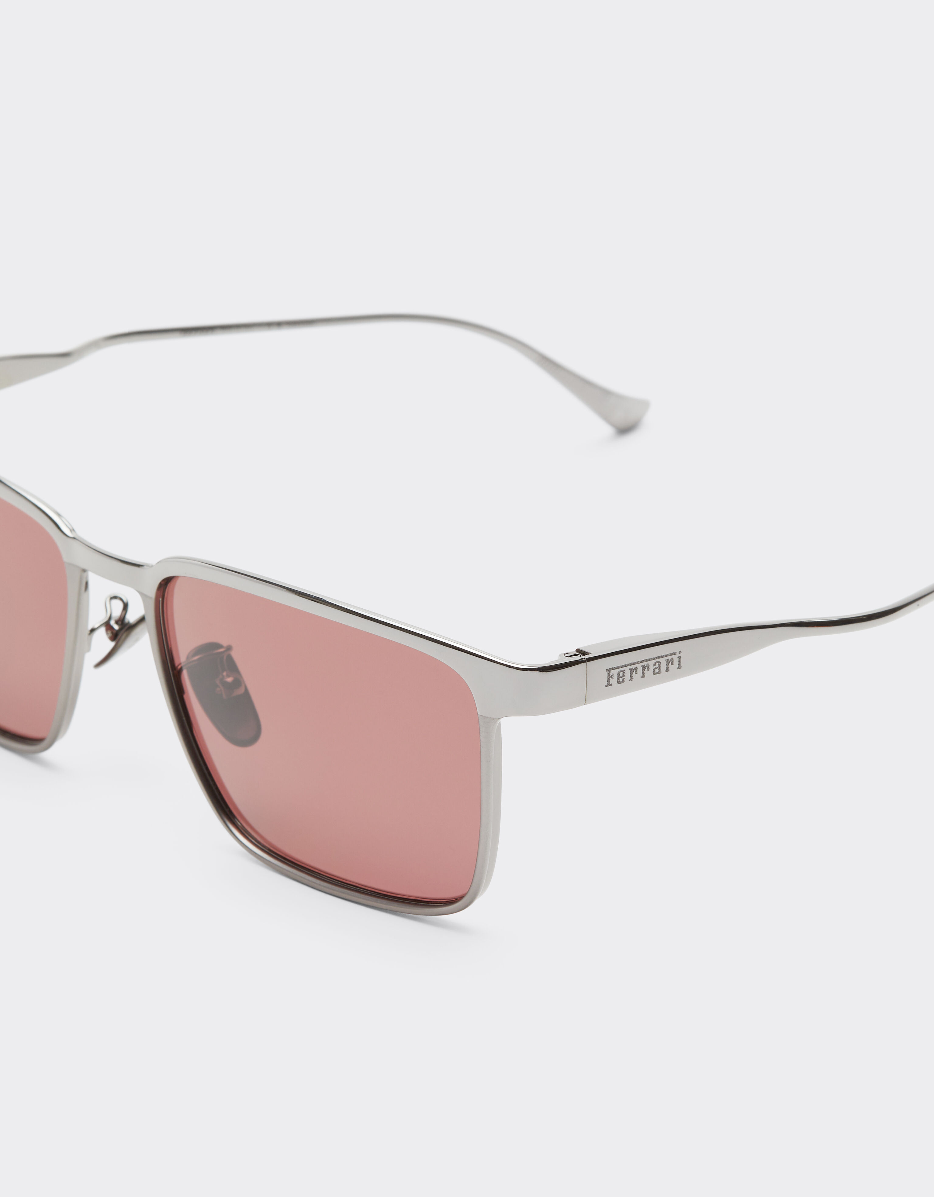 Ferrari Ferrari sunglasses in gunmetalmetal with red polarized lenses Gunmetal LA0LGf