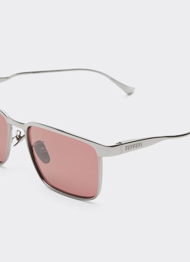 Ferrari Ferrari sunglasses in gunmetalmetal with red polarized lenses Gunmetal LA0LGf