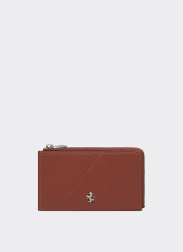 Ferrari Smooth leather zip wallet Hide 50413f
