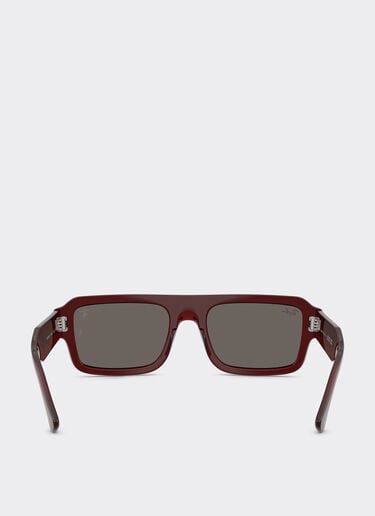 Ferrari Ray-Ban for Scuderia Ferrari Hamilton GP Silverstone Special Edition Rosso Scuro LA0JEf