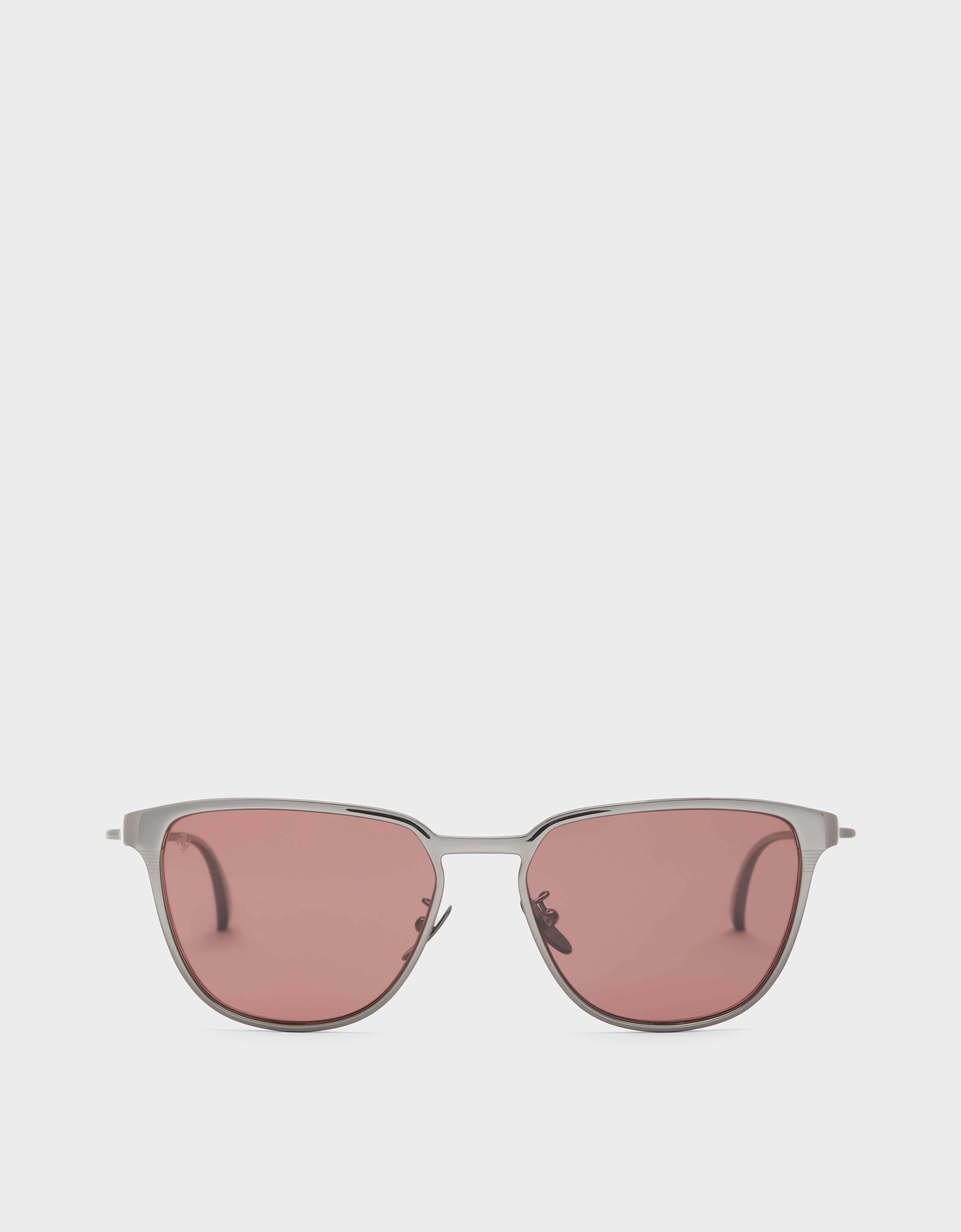 Ferrari Ferrari sunglasses ingunmetal metalwith purple polarized lenses Gunmetal LA0LBf