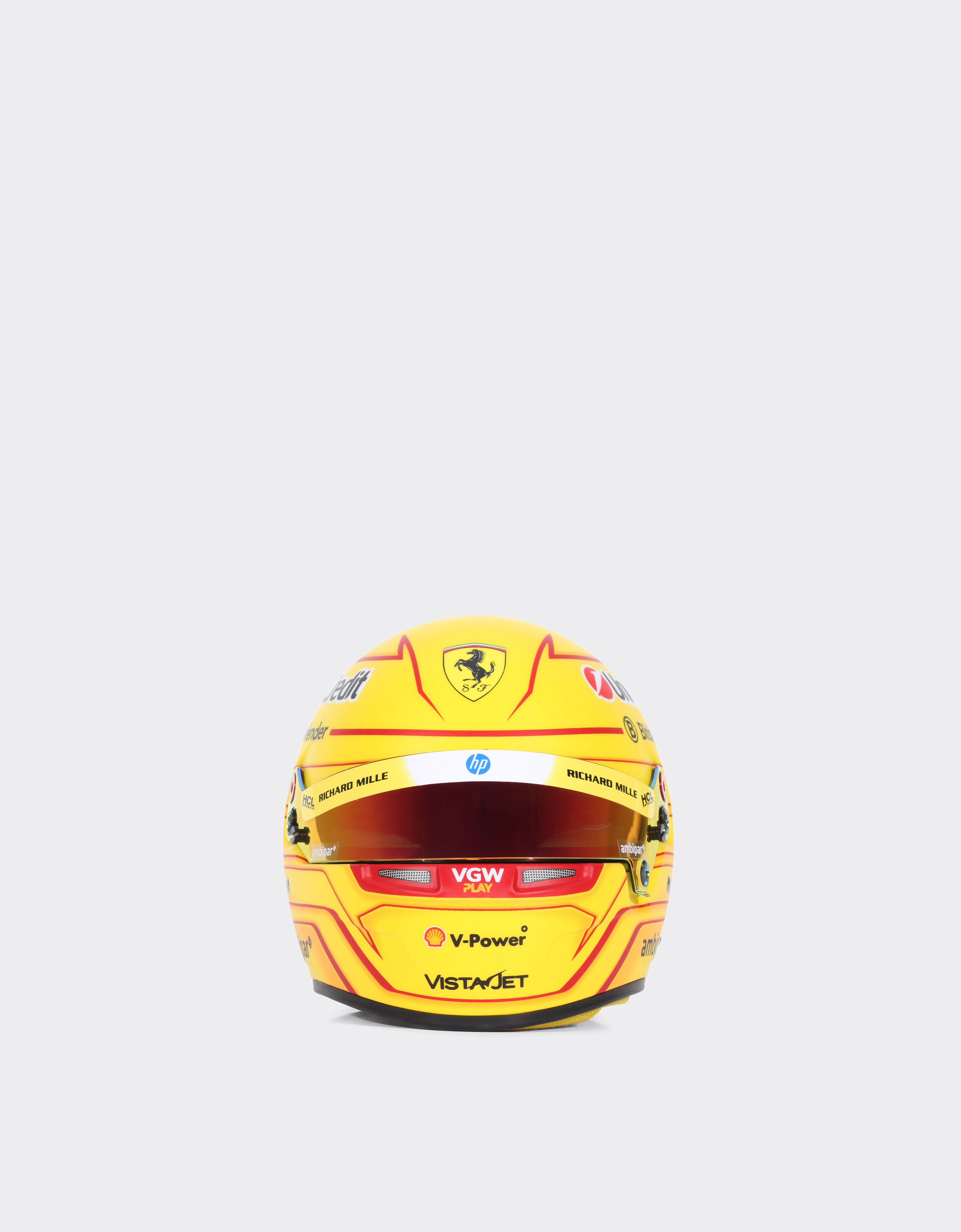 Ferrari 2025 Lewis Hamilton mini helmet in 1:2 scale MULTICOLOUR LA07Pf