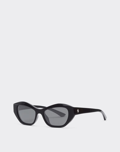 Ferrari Ferrari sunglasses in glossy blackacetate with black polarized lenses Nero LA0L2f