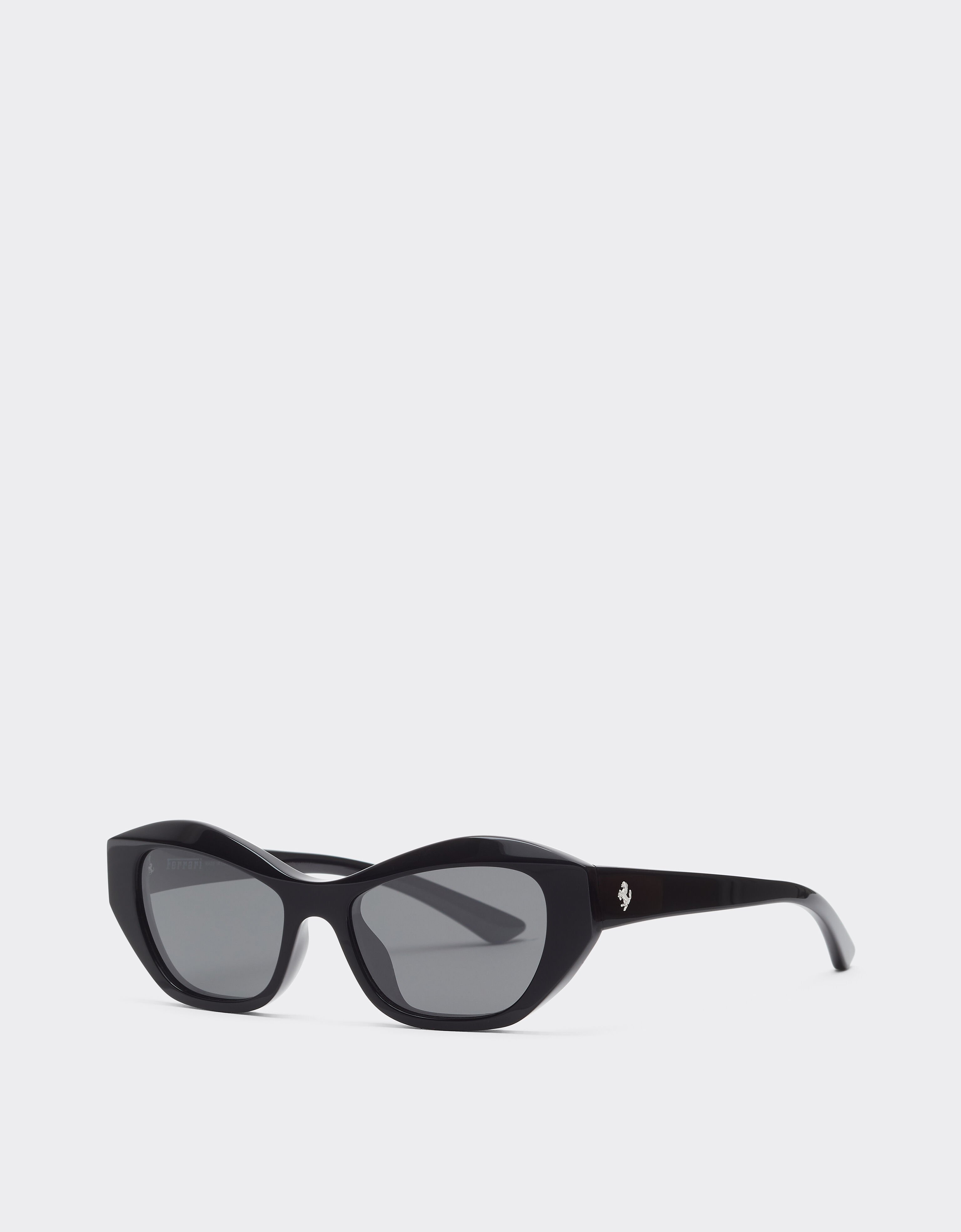 Ferrari sunglasses in glossy blackacetate with black polarized lenses Ferrari Ferrari sunglasses in glossy blackacetate with black polarized lenses Nero LA0L2f