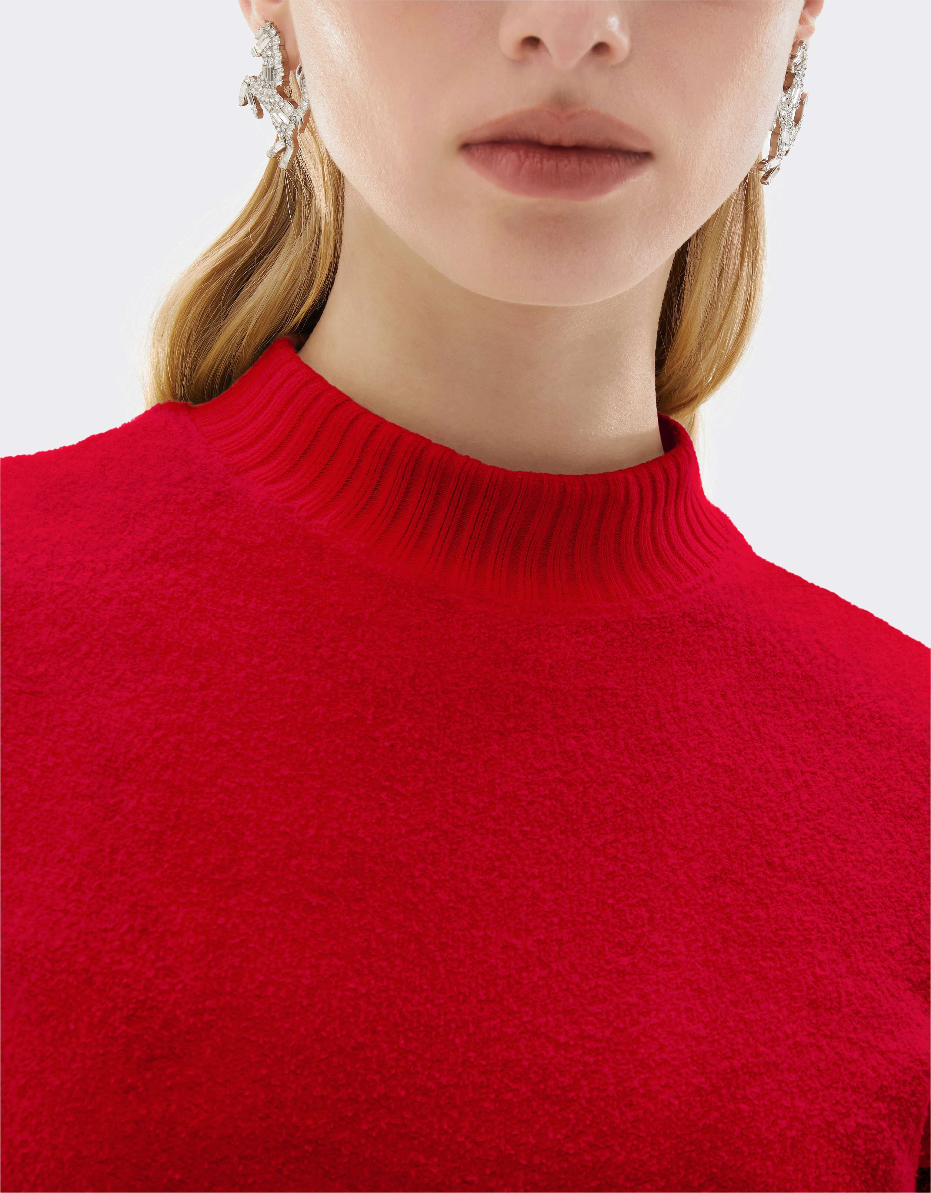 Top en molleton bouclé Ferrari Top en molleton bouclé Rosso Magma CJWTH0020JCO0054f