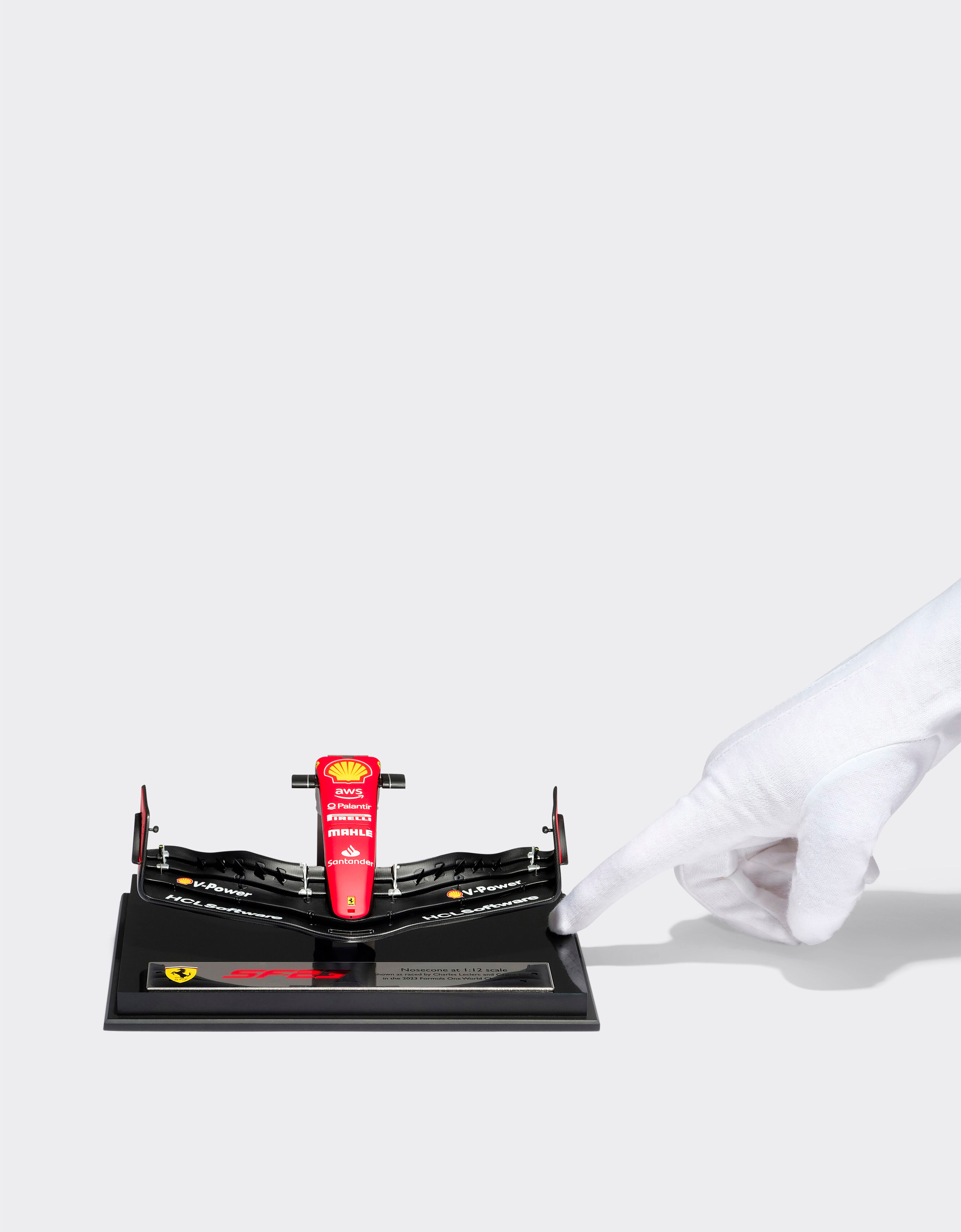 Ferrari 1:12比例法拉利SF23车鼻模型 红色 F1608f