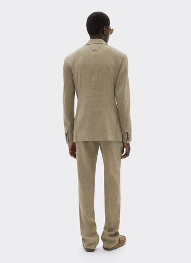 Ferrari 洗水斜纹西装外套 Khaki Green 50047f