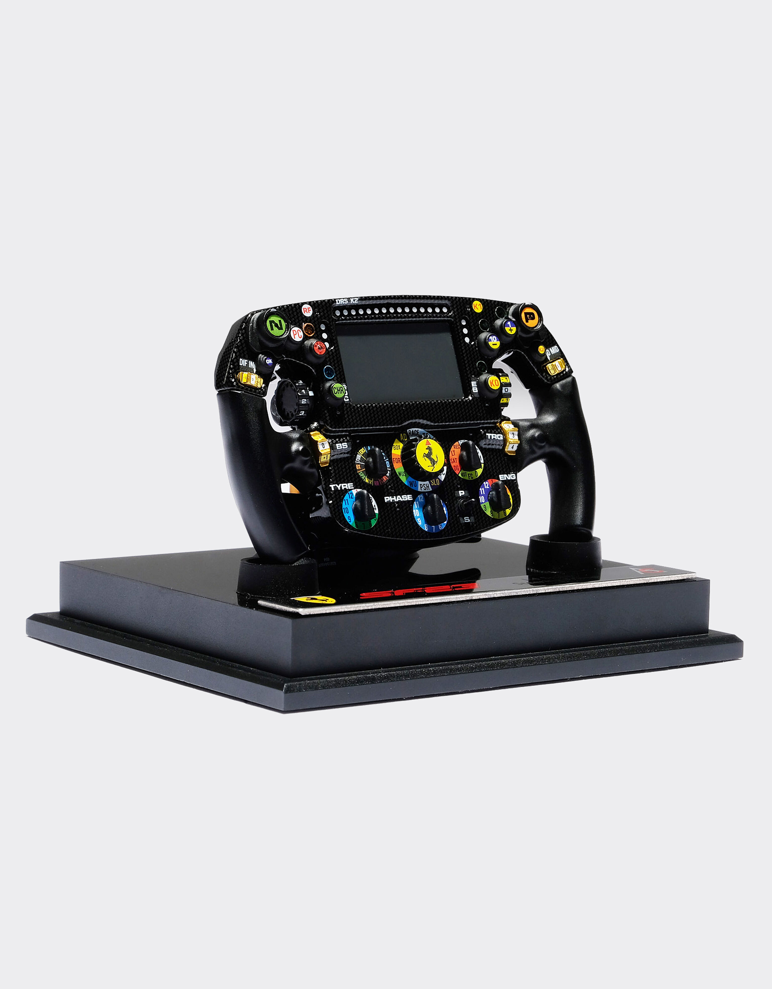 Ferrari 1:4比例法拉利SF-23方向盘模型 黑色 F1048f