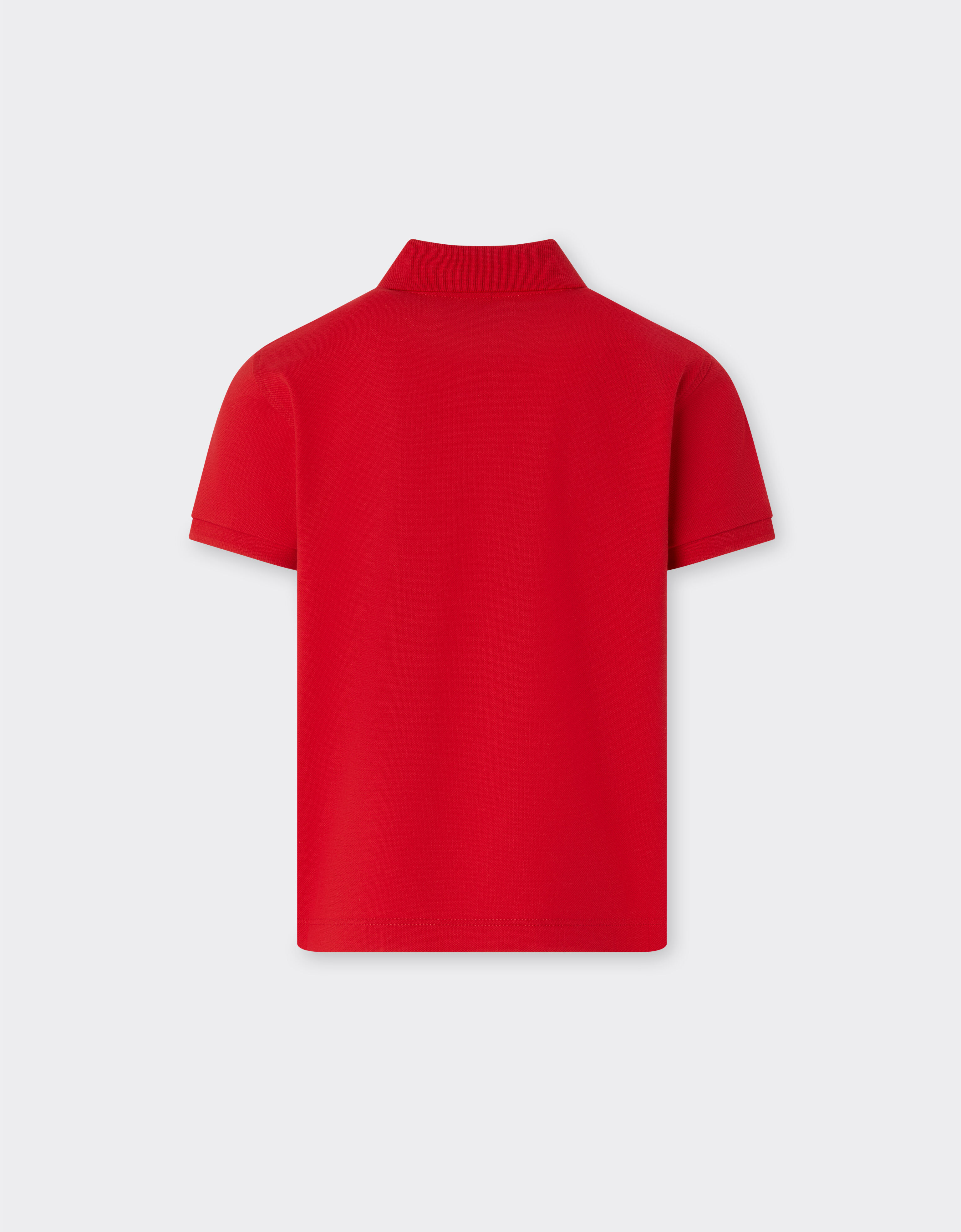 Ferrari 法拉利徽标有机棉 Polo 衫 赛车红 22760fK