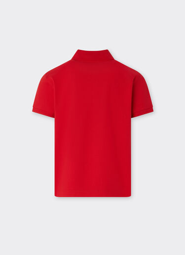 法拉利徽标有机棉 Polo 衫 Ferrari 法拉利徽标有机棉 Polo 衫 赛车红 22760fK