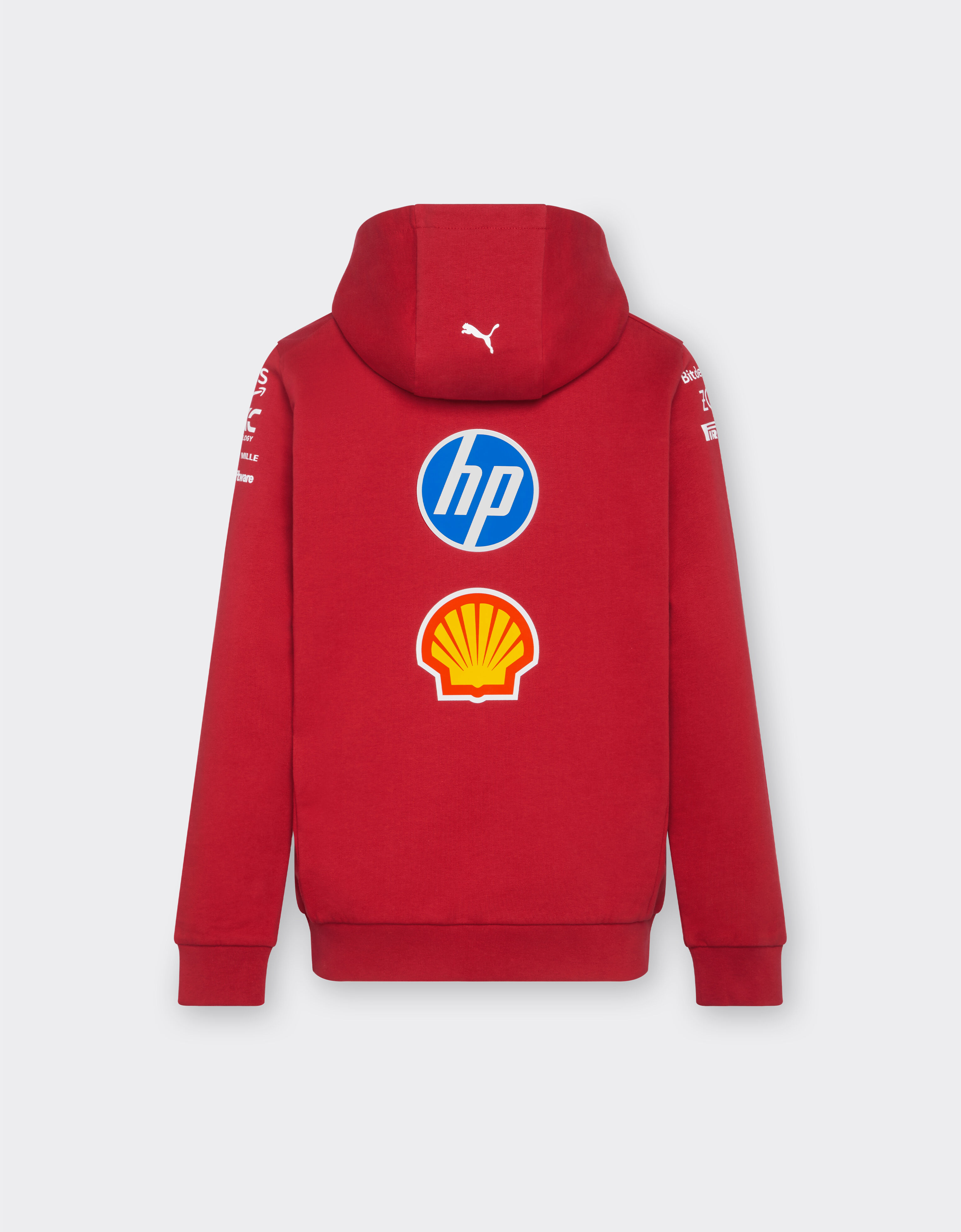 Ferrari Puma 与 Scuderia Ferrari HP 合作款2025车队青少年连帽衫 樱桃色 LA029fK