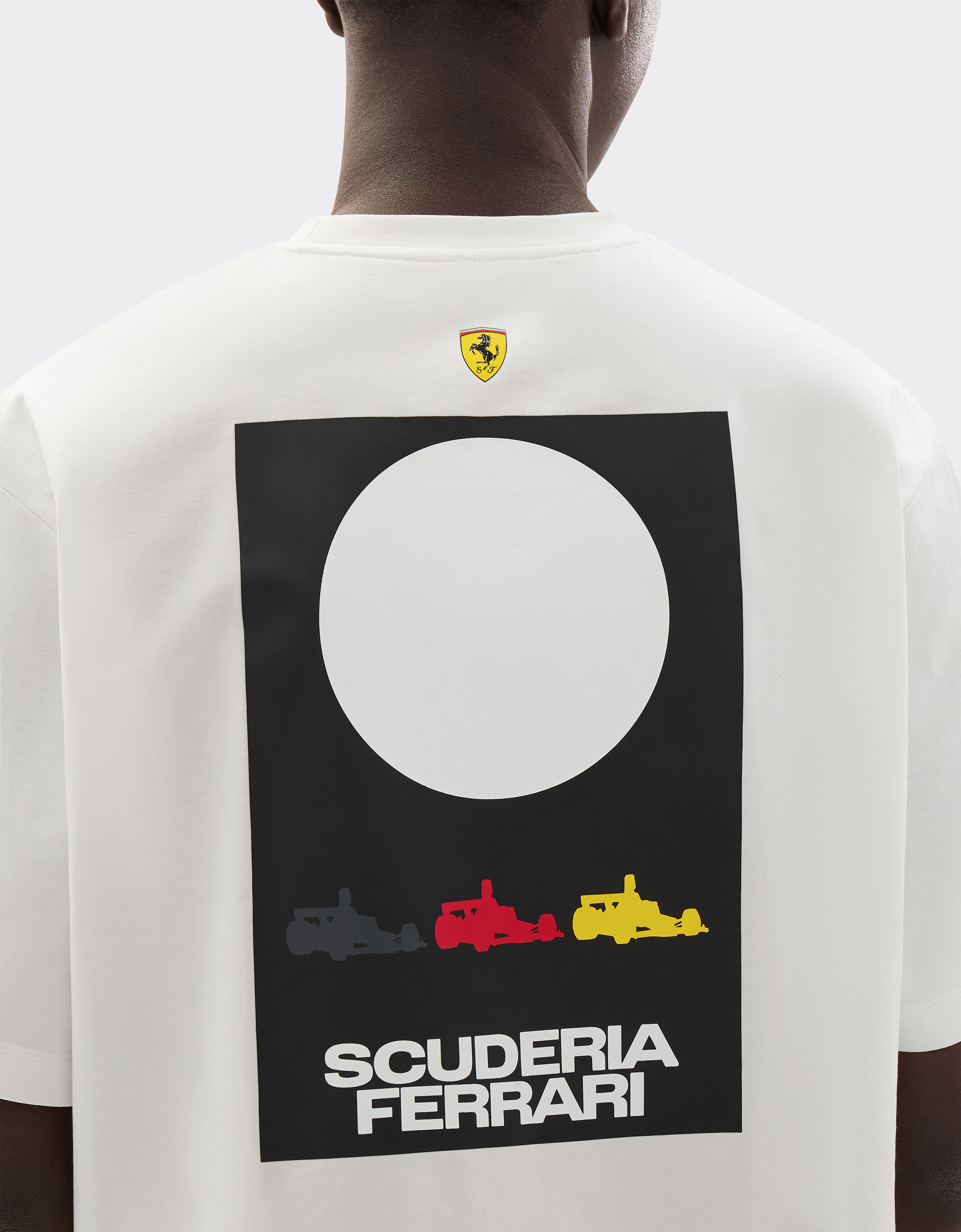  T-shirt with Scuderia Ferrari graphic Avorio SJMTH0003JCO0016f