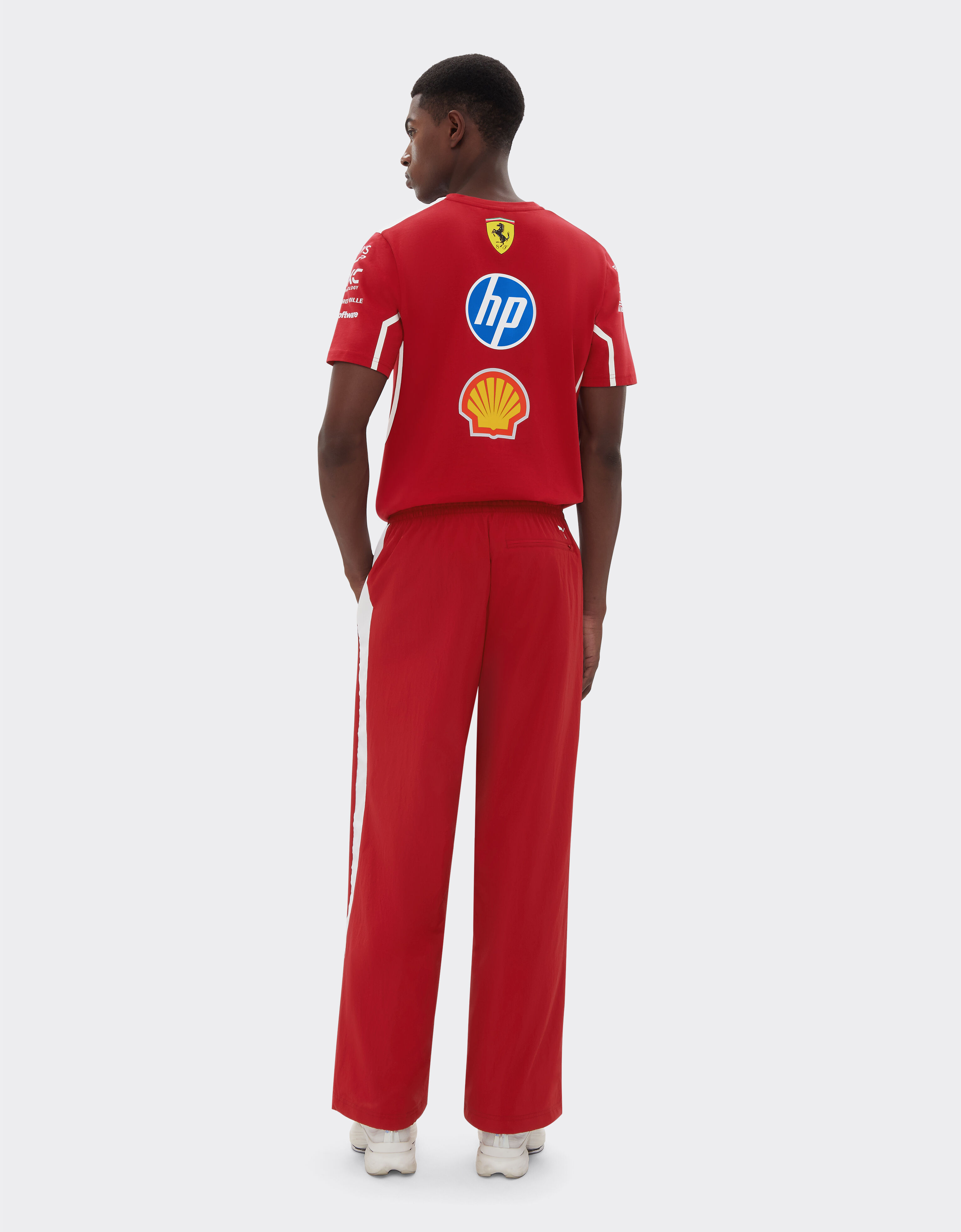 Ferrari Puma 与 Scuderia Ferrari HP 合作款2025车队 T 恤 樱桃色 LA020f