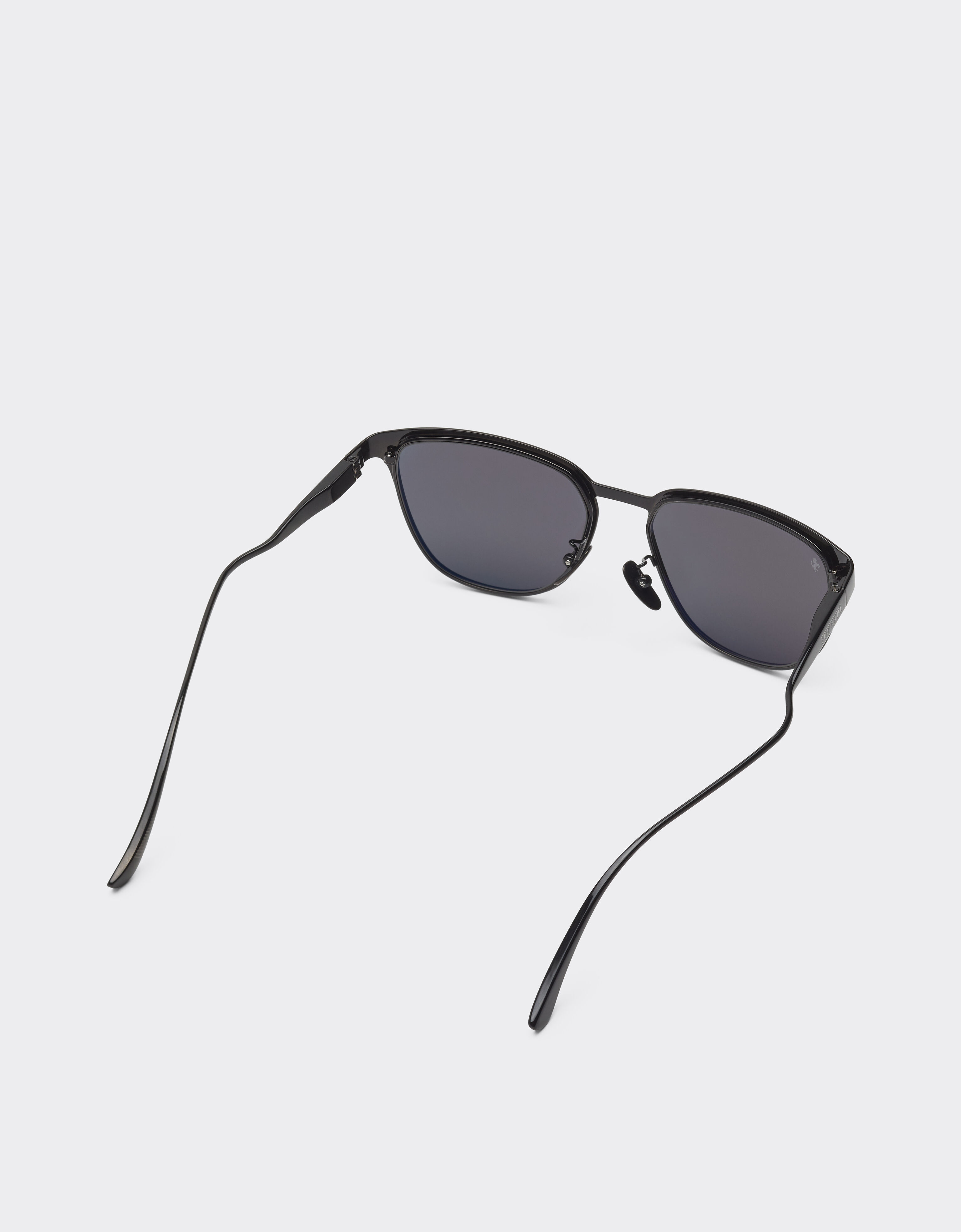 Ferrari Ferrari sunglasses in  blackmetal  with black crystal polarized lenses Black Matt LA0LDf