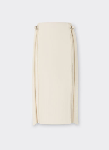 Ferrari 马菲莱棉质半身裙 Avorio 51433f