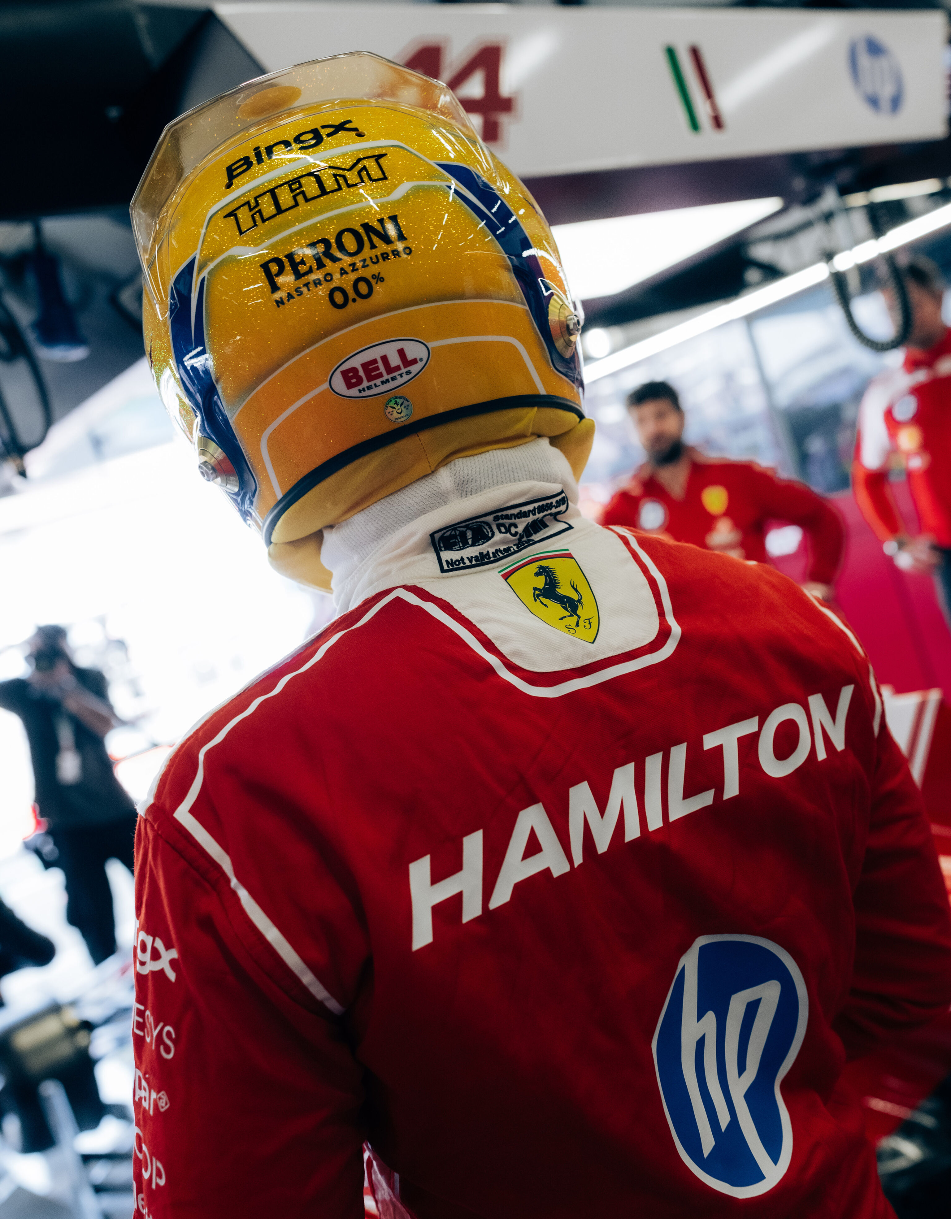 Ferrari Lewis Hamilton Silverstone Special Edition 2026 Helmet, 1:1 scale Multicolore LO0R2658EXT0001f