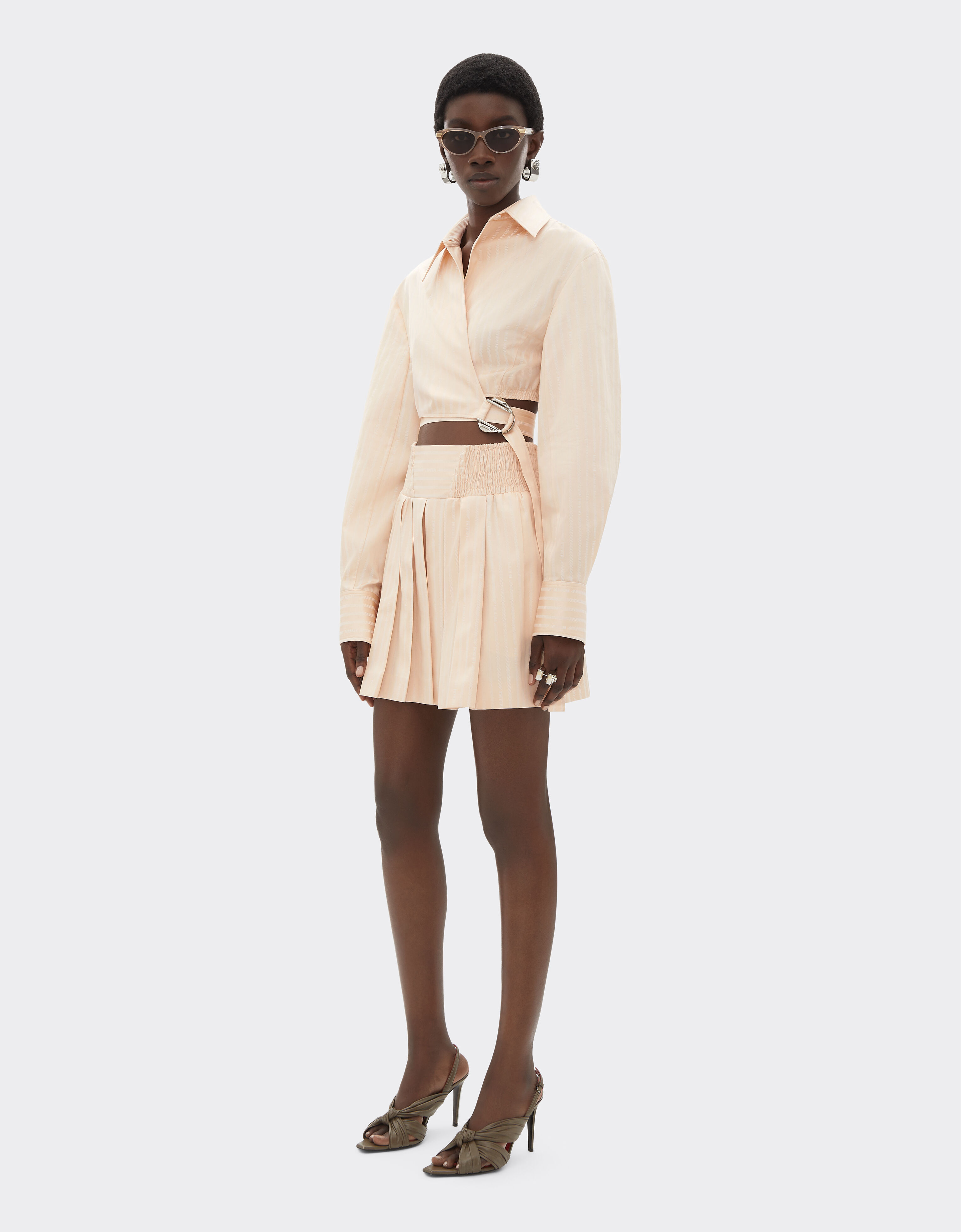 Ferrari 法拉利 Monogram 图案短裤 Powder Pink 50347f