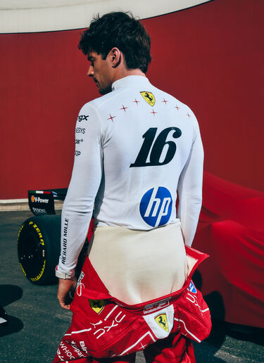 Leclerc Ferrari replica racing undersuit for the 2026 Monza Grand Prix Ferrari Leclerc Ferrari replica racing undersuit for the 2026 Monza Grand Prix Rosso LJ0TH1091EXT0001f