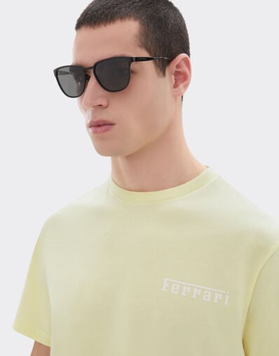 Ferrari Ferrari sunglasses in  blackmetal  with black crystal polarized lenses Black Matt LA0LDf