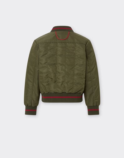 Ferrari 科技面料飞行夹克 Khaki Green 50142fK