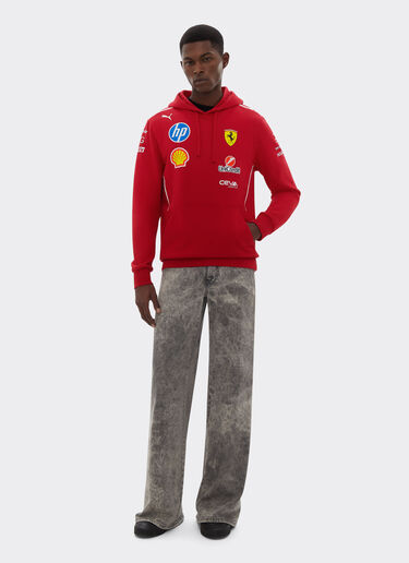 Puma for Scuderia Ferrari HP 2025 pilots hoodie Ferrari Puma for Scuderia Ferrari HP 2025 pilots hoodie 赛车红 LA01Wf