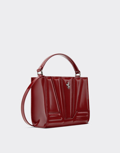 Ferrari Ferrari GT micro shiny leather tote bag Cherry 49123f