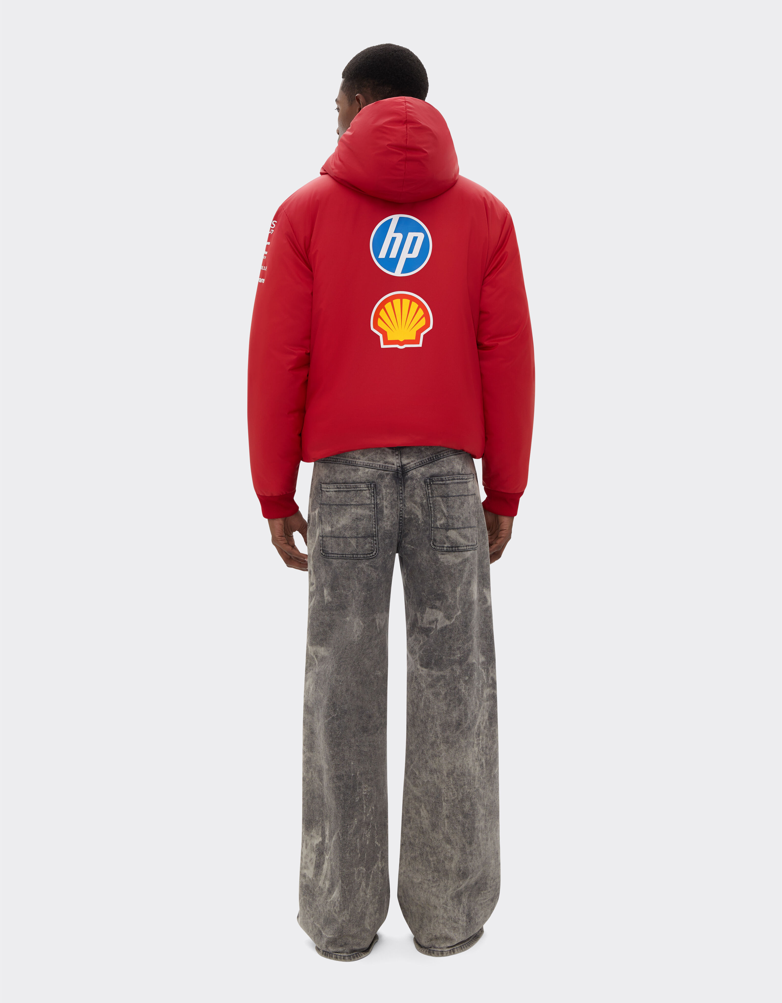 Ferrari Puma 与 Scuderia Ferrari HP 合作款2025车队双面夹克 红色 LA068f