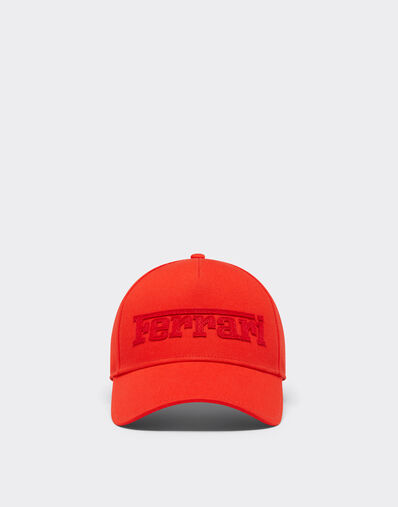 Ferrari Baseball cap with embroidered Ferrari logo Giallo Modena 21342f
