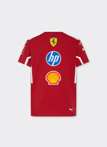 Ferrari Puma 与 Scuderia Ferrari HP 合作款2025车队青少年 T 恤 红色 LA026fK