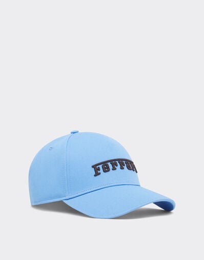 Ferrari 法拉利徽标刺绣棒球帽 Oxford Blue 22825f